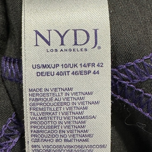 Nydj Womens Pull On Skinny Ankle Zipper Pants - Picture 7 of 11